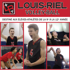 Affiche volleyball à Louis-Riel