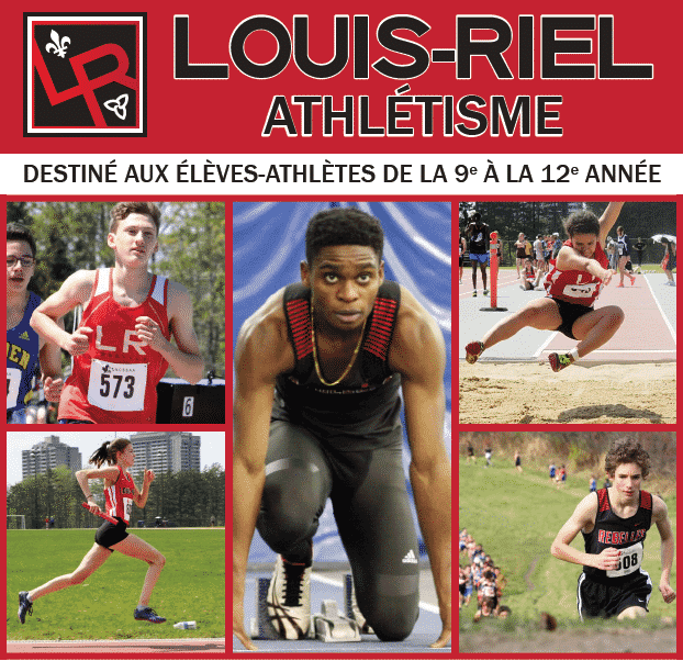 affiche athlétisme à Louis-Riel