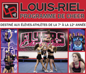 Affiche programme de Cheer à Louis-Riel