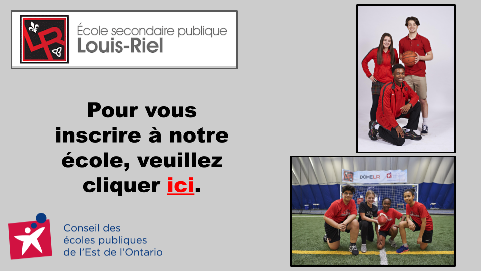 Accueil Louis Riel