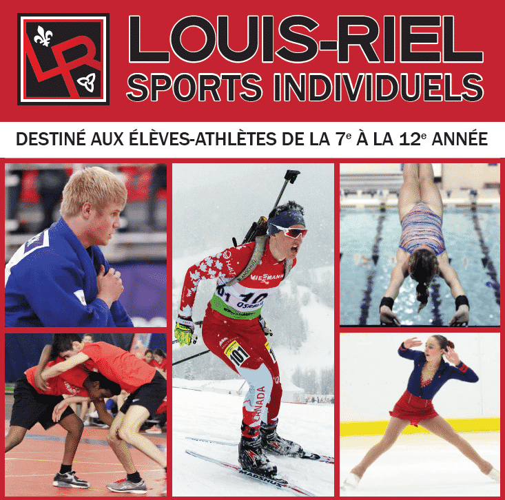 Affiche sports individuels à Louis-Riel